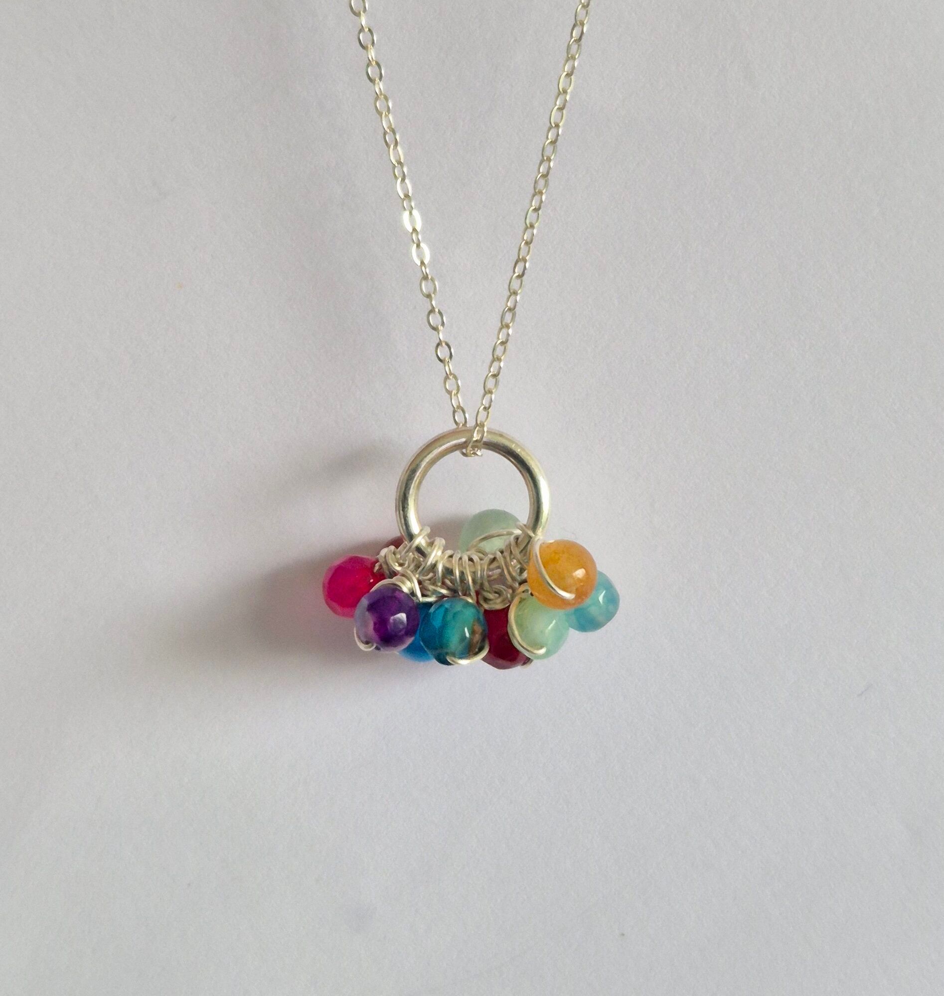 Happy cluster necklace, photo 2